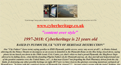 Desktop Screenshot of cyber-heritage.co.uk