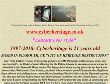 Tablet Screenshot of cyber-heritage.co.uk